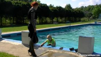 Wet And Creamy At The Pool Screencap 44 on www.sinx.com