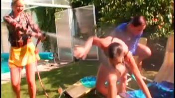 Garden Hose Fight Gets These Girls Off Screencap 35 on www.sinx.com