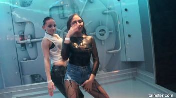 Soaking wet sexy babes Screencap 4 on www.sinx.com