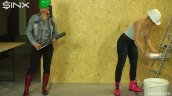 Hot Construction Cuties Get Messy On The Job Screencap 17 on www.sinx.com
