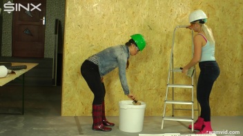 Hot Construction Cuties Get Messy On The Job Screencap 21 on www.sinx.com
