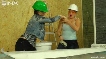 Hot Construction Cuties Get Messy On The Job Screencap 35 on www.sinx.com
