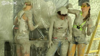 Naughty construction girls get messy with plaster Screencap 58 on www.sinx.com