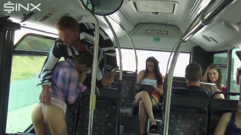 Dirty Pervert Fucks Teen On a Public Bus Screencap 12 on www.sinx.com