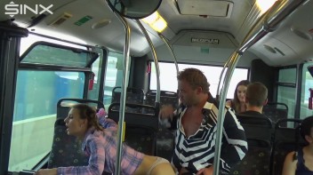 Dirty Pervert Fucks Teen On a Public Bus Screencap 26 on www.sinx.com
