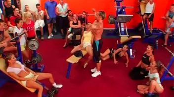 Bisexual Gym Party Gets Going! Screencap 6 on www.sinx.com