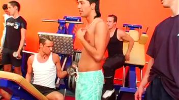 Bisexual Gym Party Gets Going! Screencap 31 on www.sinx.com