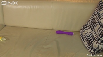 Fist Fuck And Masturbation Fun For Horny Brunette Screencap 43 on www.sinx.com