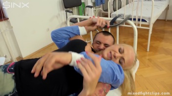 Couple Gets Physical In Hospital Room Screencap 17 on www.sinx.com