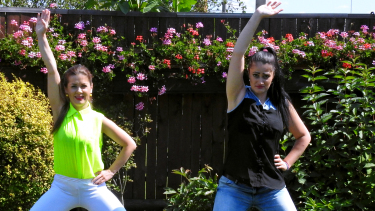 Latest deal - Cute Babes Get Soaked During Exercise - Cam 2