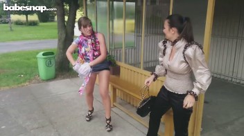 Proudly Pulling Hair And Pantyhose In Public Screencap 9 on www.sinx.com