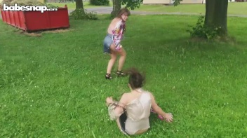 Proudly Pulling Hair And Pantyhose In Public Screencap 23 on www.sinx.com