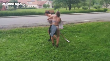 Proudly Pulling Hair And Pantyhose In Public Screencap 31 on www.sinx.com