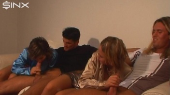 Naughty Girls Have First Foursome Together Screencap 23 on www.sinx.com