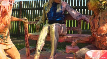 Babes Painting Project Gets Messy Screencap 26 on www.sinx.com
