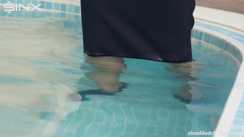 Gorgeous Girl Rips Her Clothes After Swim Screencap 3 on www.sinx.com