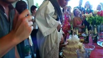 Wedding Celebration Part 1 - Cam 3 Screencap 82 on www.sinx.com