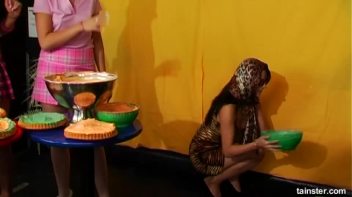 Three Hot Babes Covered In Cream Screencap 1 on www.sinx.com