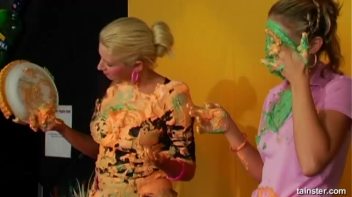 Three Hot Babes Covered In Cream Screencap 17 on www.sinx.com