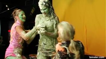 Three Hot Babes Covered In Cream Screencap 73 on www.sinx.com