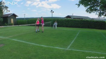 Tennis Girls Catfight and Get Soaking Wet - Cam 1 Screencap 11 on www.sinx.com