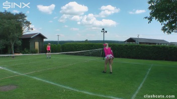 Tennis Girls Catfight and Get Soaking Wet - Cam 1 Screencap 13 on www.sinx.com