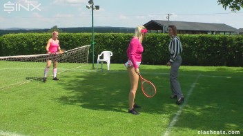 Tennis Girls Catfight and Get Soaking Wet - Cam 1 Screencap 16 on www.sinx.com