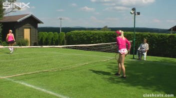 Tennis Girls Catfight and Get Soaking Wet - Cam 1 Screencap 18 on www.sinx.com