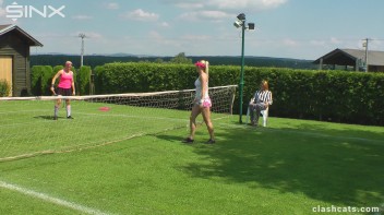 Tennis Girls Catfight and Get Soaking Wet - Cam 1 Screencap 20 on www.sinx.com