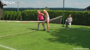 Tennis Girls Catfight and Get Soaking Wet - Cam 1 Screencap 21 on www.sinx.com