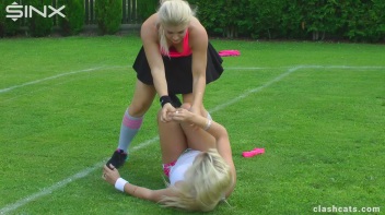 Tennis Girls Catfight and Get Soaking Wet - Cam 1 Screencap 29 on www.sinx.com
