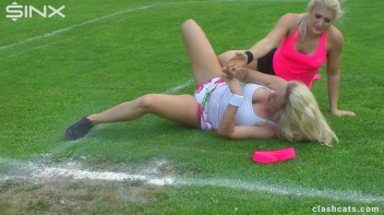 Tennis Girls Catfight and Get Soaking Wet - Cam 1 Screencap 30 on www.sinx.com