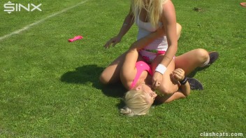 Tennis Girls Catfight and Get Soaking Wet - Cam 1 Screencap 32 on www.sinx.com