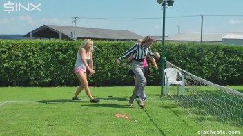 Tennis Girls Catfight and Get Soaking Wet - Cam 1 Screencap 47 on www.sinx.com