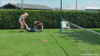 Tennis Girls Catfight and Get Soaking Wet - Cam 1 Screencap 49 on www.sinx.com