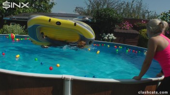 Tennis Girls Catfight and Get Soaking Wet - Cam 1 Screencap 55 on www.sinx.com