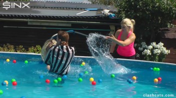 Tennis Girls Catfight and Get Soaking Wet - Cam 1 Screencap 57 on www.sinx.com