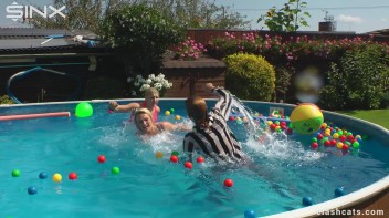 Tennis Girls Catfight and Get Soaking Wet - Cam 1 Screencap 66 on www.sinx.com