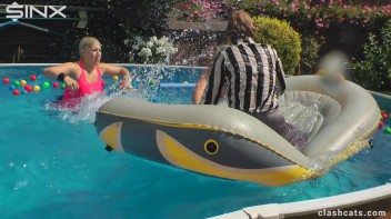 Tennis Girls Catfight and Get Soaking Wet - Cam 1 Screencap 68 on www.sinx.com