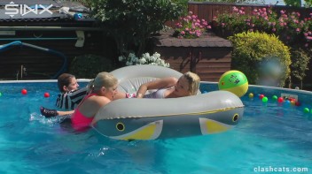 Tennis Girls Catfight and Get Soaking Wet - Cam 1 Screencap 72 on www.sinx.com