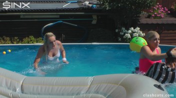 Tennis Girls Catfight and Get Soaking Wet - Cam 1 Screencap 74 on www.sinx.com