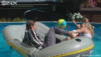 Tennis Girls Catfight and Get Soaking Wet - Cam 1 Screencap 75 on www.sinx.com