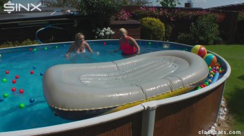 Tennis Girls Catfight and Get Soaking Wet - Cam 1 Screencap 78 on www.sinx.com