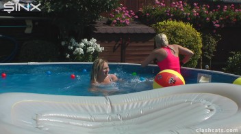 Tennis Girls Catfight and Get Soaking Wet - Cam 1 Screencap 79 on www.sinx.com