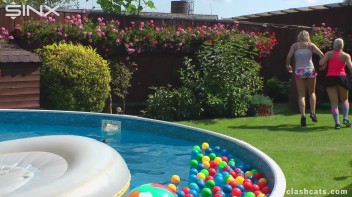 Tennis Girls Catfight and Get Soaking Wet - Cam 1 Screencap 81 on www.sinx.com