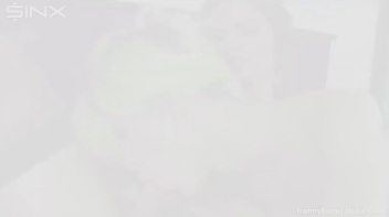 Transsexual Lesbians Fuck And Suck One Another's Dicks Screencap 23 on www.sinx.com