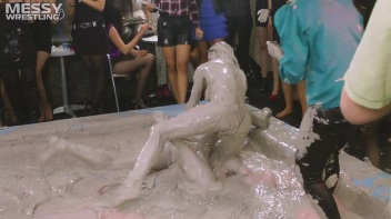 Messy Wrestling: Fuck Your Sexy Shine And Prepare For Mud Smack-Down Time! Screencap 84 on www.sinx.com
