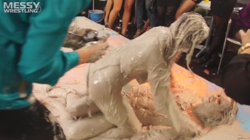 Messy Wrestling: Fuck Your Sexy Shine And Prepare For Mud Smack-Down Time! Screencap 87 on www.sinx.com