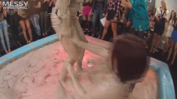 Messy Wrestling: Fuck Your Sexy Shine And Prepare For Mud Smack-Down Time! Screencap 24 on www.sinx.com