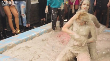 Messy Wrestling: Fuck Your Sexy Shine And Prepare For Mud Smack-Down Time! Screencap 44 on www.sinx.com